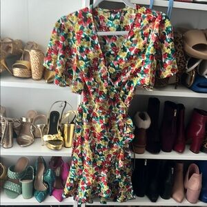 Floral Wrap Dress
